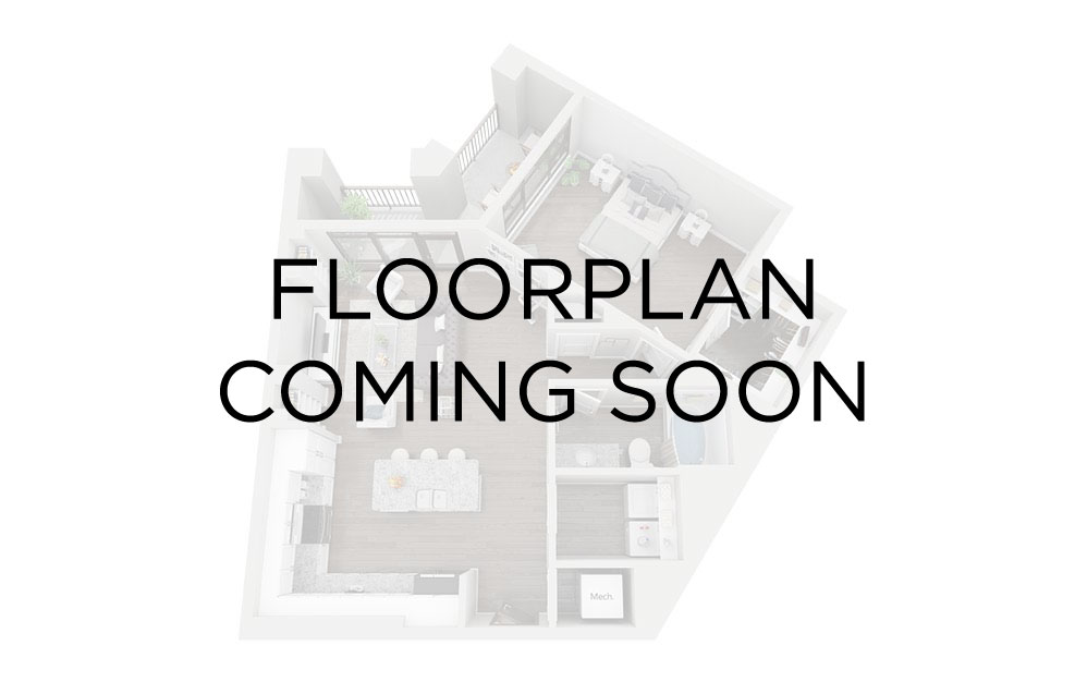B - 2 bedroom floorplan layout with 1 bathroom and 915 square feet B - 2 bedroom floorplan layout with 1 bathroom and 915 square feet